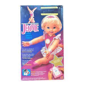 NEW - Vintage 1993 - Jennie Gymnast with Detachable Remote Control